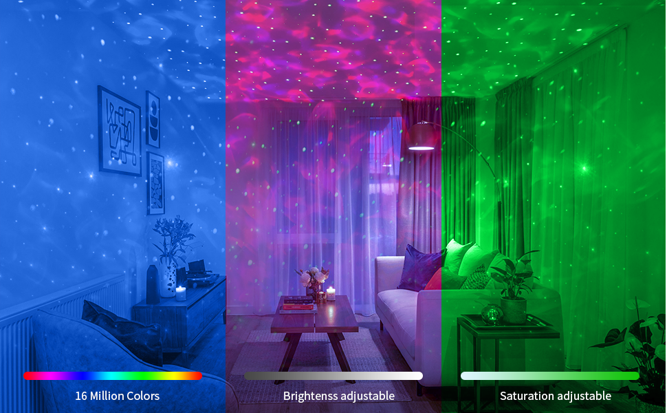 Galaxy Ocean Light Projector